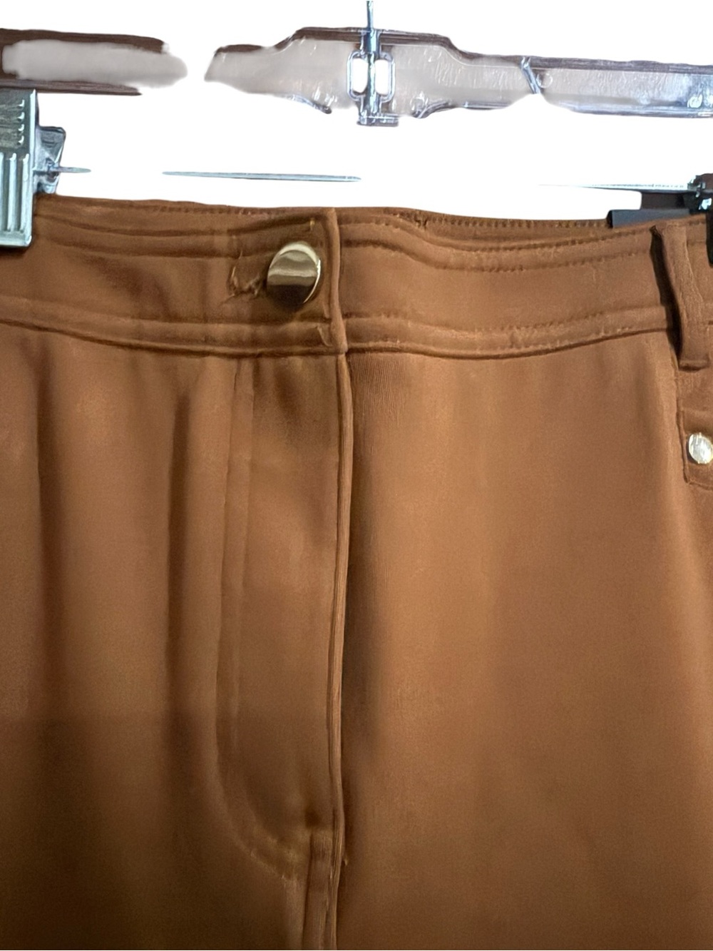 Chico’s So Slimming Refined Ponte Ankle Pants Brown Size 1.5 (Large 10/12) NWT - Picture 2 of 10